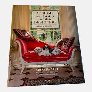 Book, At Home with Dogs and Their Designers, by Susan Salk, Rizzoli, Photographs